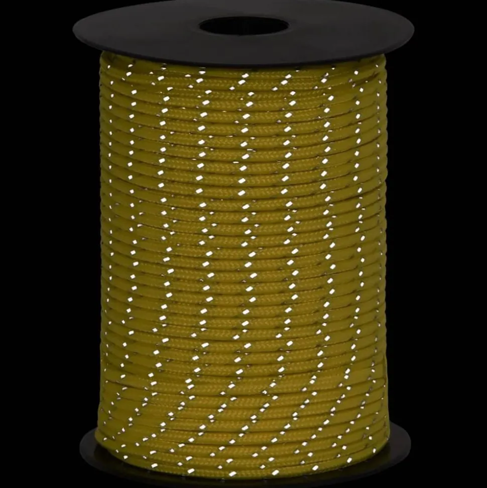 vidaXL Tentscheerlijn met reflecterende strips en spanners 50 m 3 mm