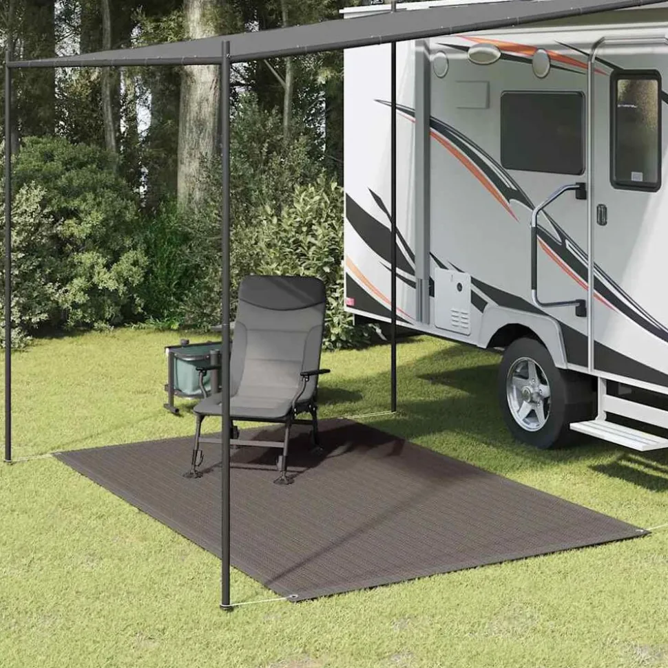 vidaXL Tenttapijt 250x200 cm antraciet