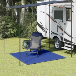 vidaXL Tenttapijt 200x200 cm HDPE blauw