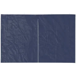 vidaXL Tentwanden met ritssluiting PE blauw 2 st
