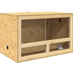 vidaXL Terrarium Bruin 80 x 50 x 50 cm OSB
