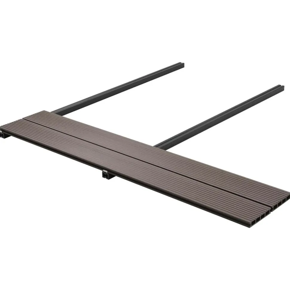 vidaXL Terrasplank 4 pcs Donkerbruin WPC