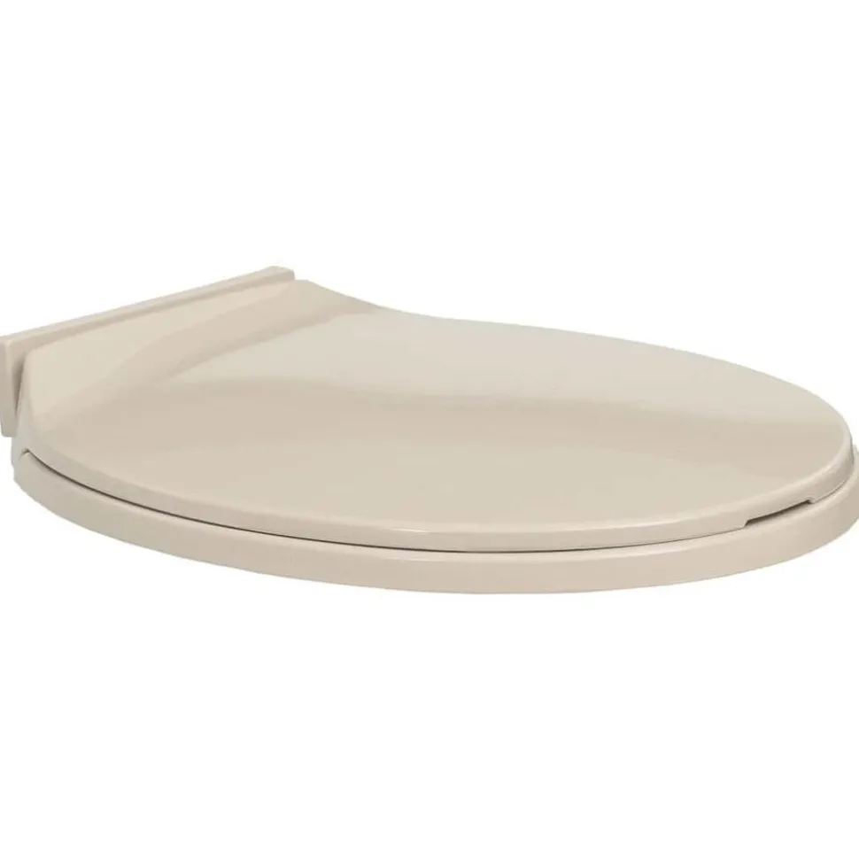 vidaXL Toiletbril soft-close ovaal abrikooskleurig