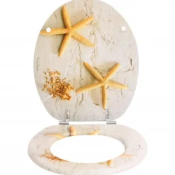 vidaXL Toiletbril zeester MDF