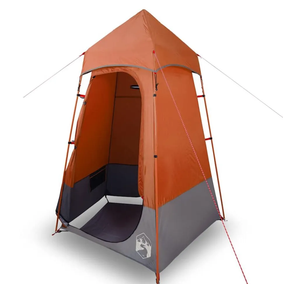 vidaXL Toilettent waterdicht oranje