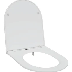 vidaXL Toiletzitting Wit 47 x 36 x 3,4 cm Duroplast