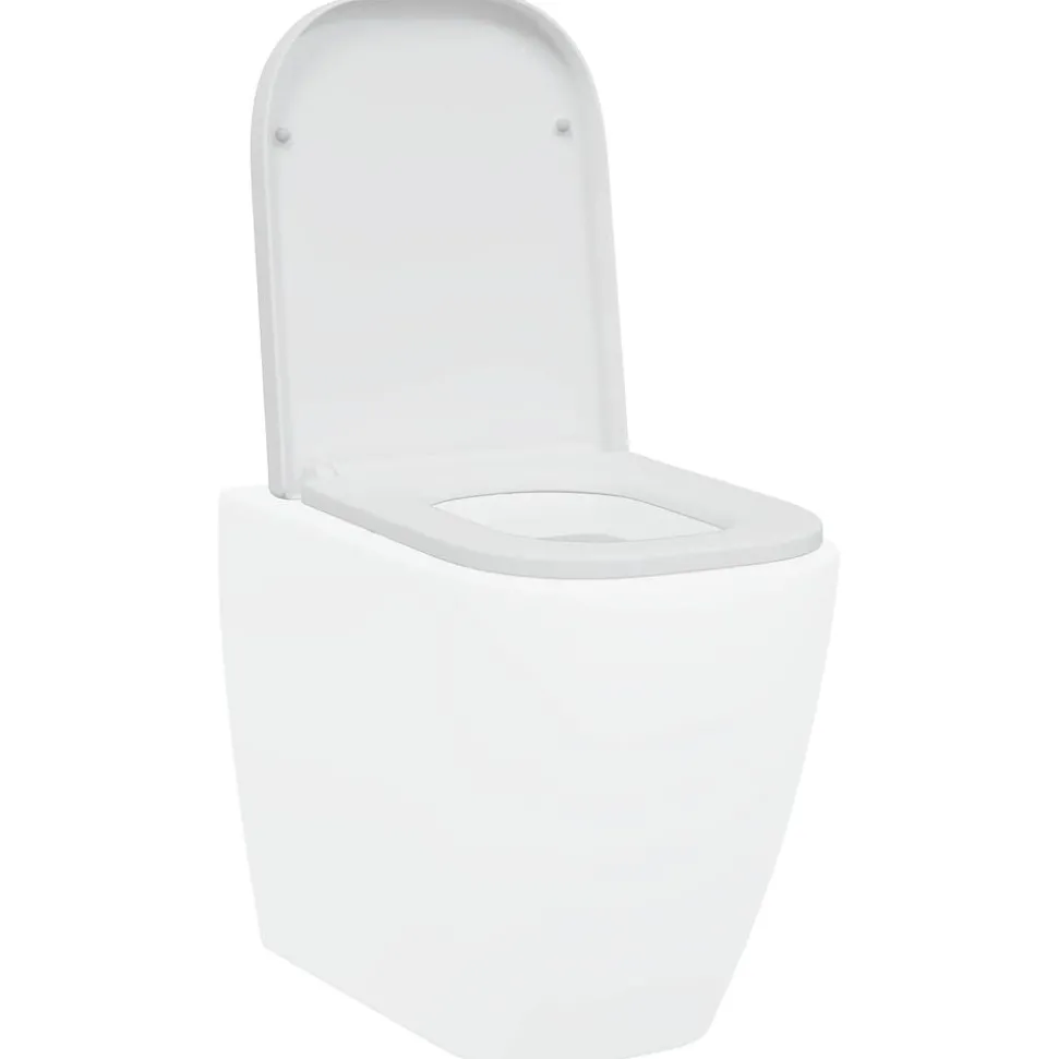 vidaXL Toiletzitting Wit 47,5 x 35 x 3,6 cm Duroplast