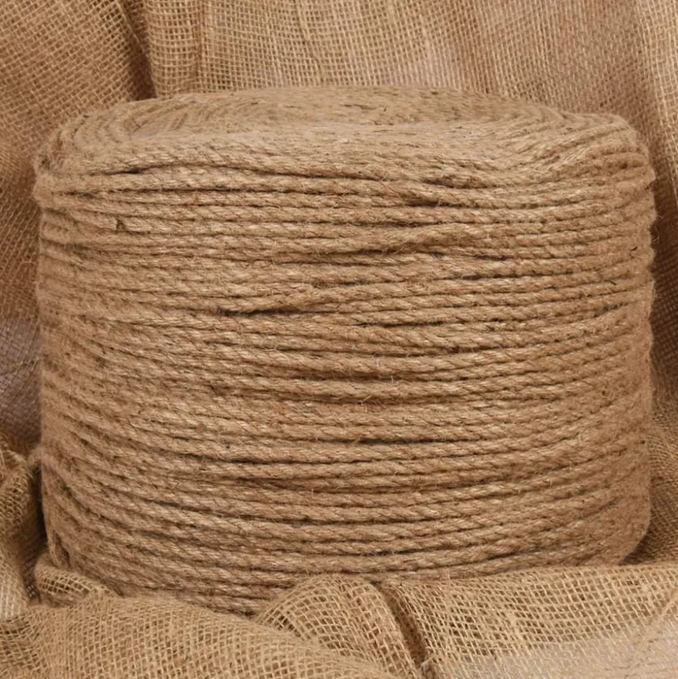 vidaXL Touw 100% jute 6 mm 500 m