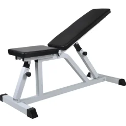 vidaXL Trainingsbank met halterset 60,5 kg