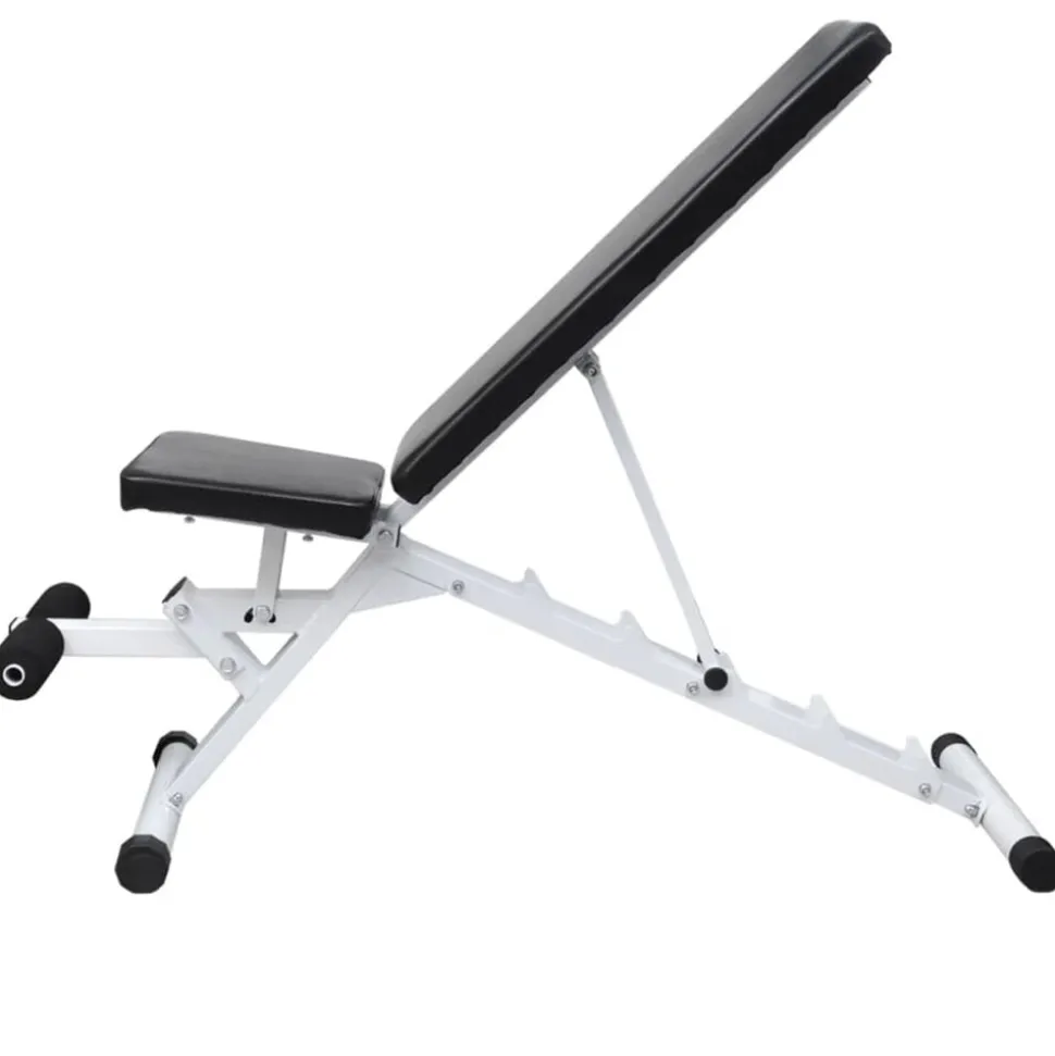 vidaXL Trainingsbank met halterset 60,5 kg