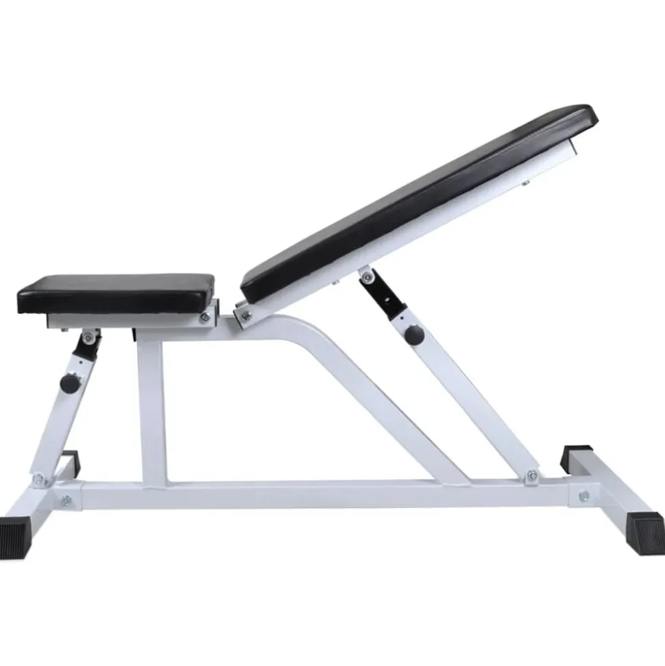 vidaXL Trainingsbank met halterset 30,5 kg