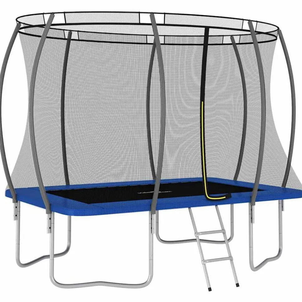 vidaXL Trampolineset rechthoekig 150 kg 274x183x76 cm