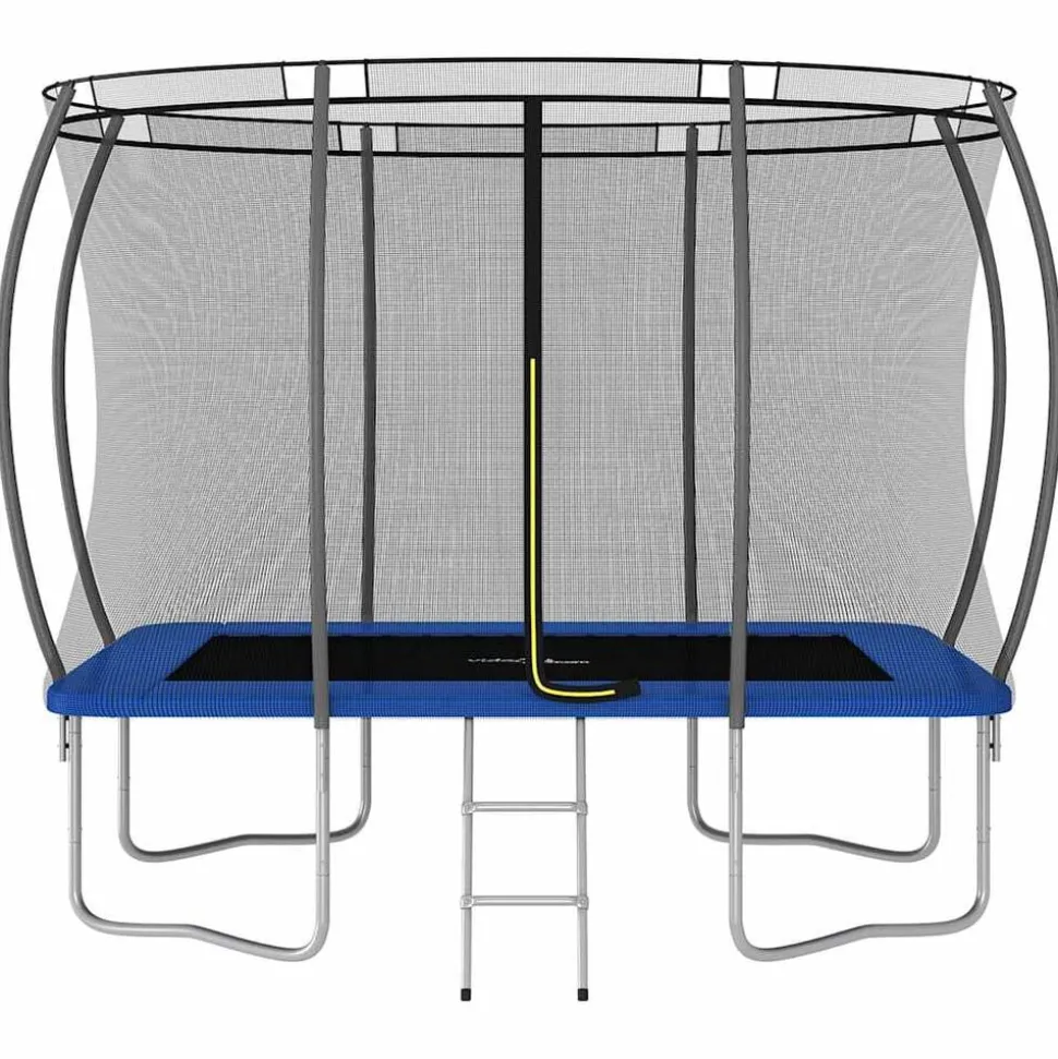 vidaXL Trampolineset rechthoekig 150 kg 274x183x76 cm