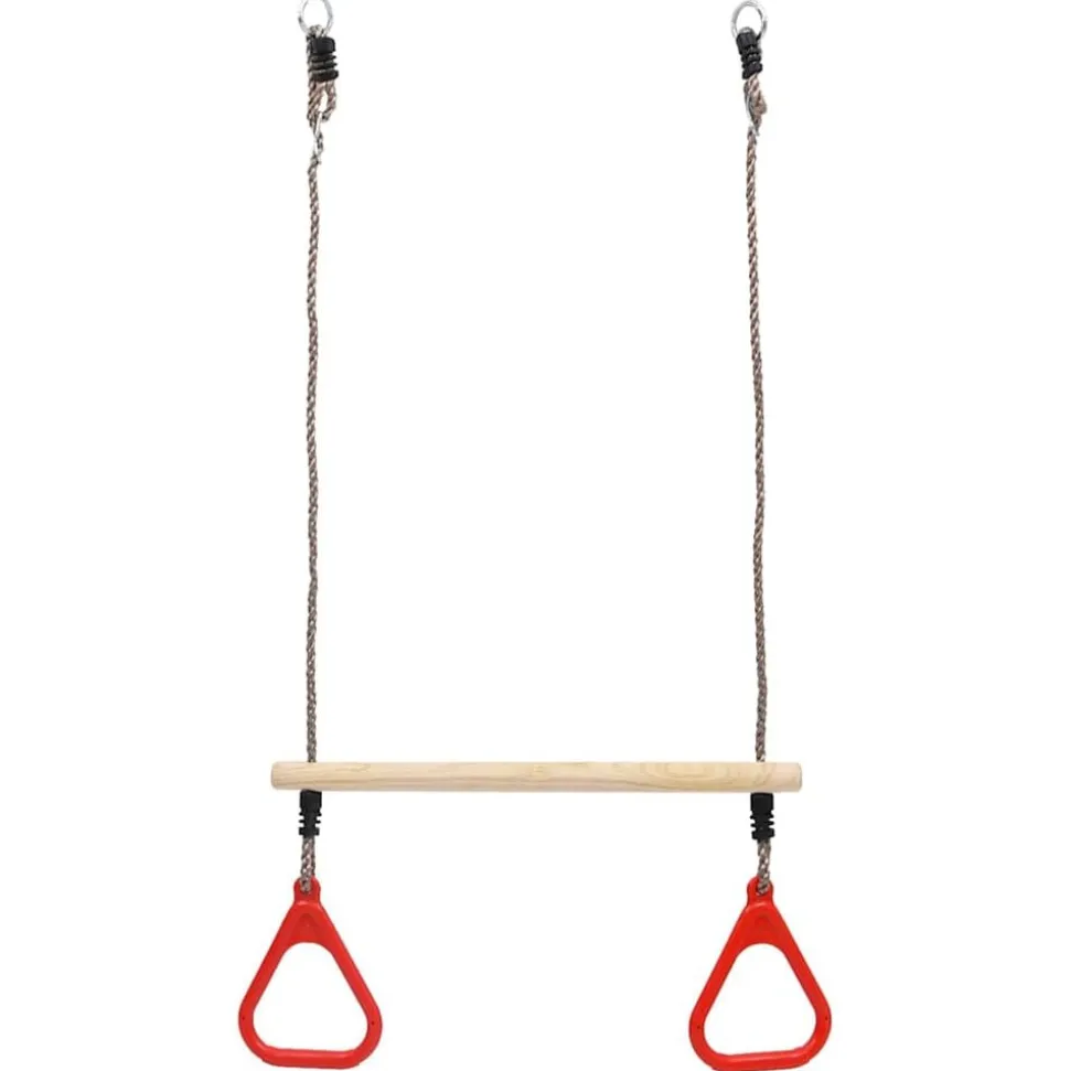 vidaXL Trapezestang met ringen