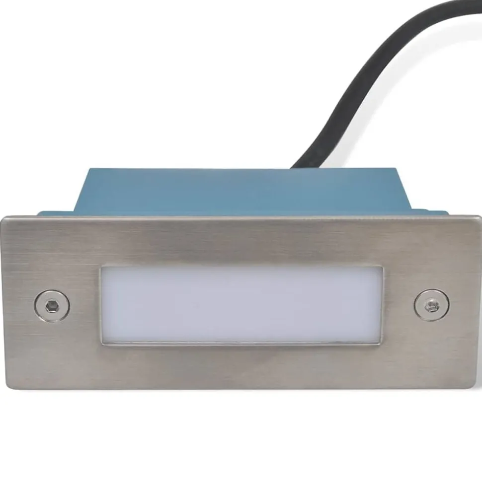 vidaXL Trapinbouwspot 2 st LED 44x111x56 mm