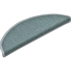 vidaXL Trapmatten 15 st 56x17x3 cm Zeeblauw Halfrond