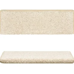 vidaXL Trapmatten 15 st 65x21x4 cm Wit Rechthoekige Rand
