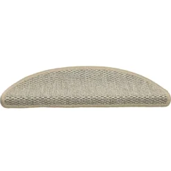 vidaXL Trapmatten zelfklevend 15 st sisal-look 56x17x3 cm lichtgroen