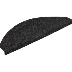 vidaXL Trapmatten zelfklevend 15 st 56x17x3 cm zwart