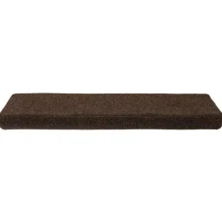 vidaXL Trapmatten zelfklevend 15 stuks 65x21x4 cm bruin rechthoekige rand
