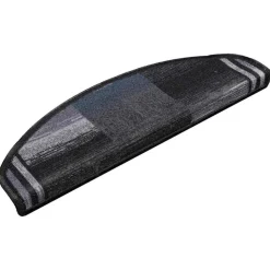 vidaXL Trapmatten zelfklevend 5 st 65x21x4 cm zwart en grijs