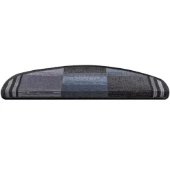 vidaXL Trapmatten zelfklevend 5 st 65x21x4 cm zwart en grijs