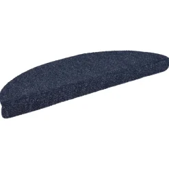 vidaXL Trapmatten Zelfklevend 15 stuks 56x17x3 cm Blauw Halfrond