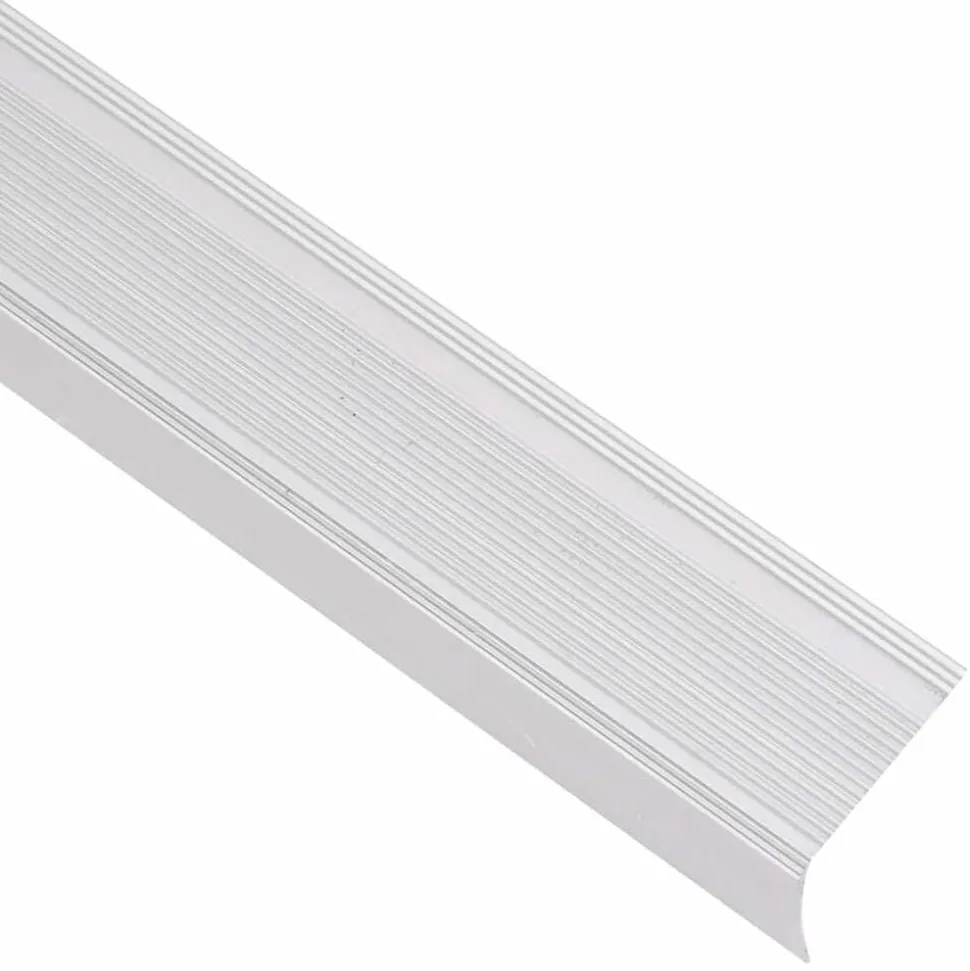 vidaXL Trapneuzen L-vormig 5 st 100 cm aluminium zilverkleurig