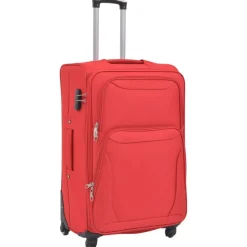 vidaXL Trolleyset rood 3-delig