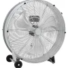 vidaXL Trommelventilator met wiel Zilver 79 x 37 x 82 cm Aluminium