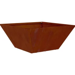 vidaXL Tuin Bloempot Roestig 35 x 35 x 15 cm Cortenstaal