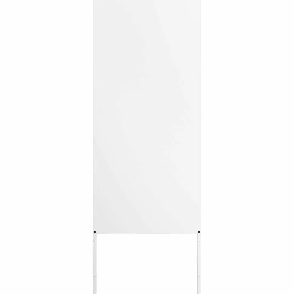 vidaXL Tuin Privacy Screen Fretwerk Wit 50 x 140 cm Koudgewalst staal