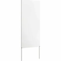 vidaXL Tuin Privacy Screen Fretwerk Wit 50 x 140 cm Koudgewalst staal