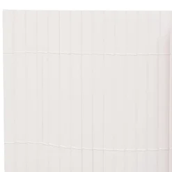 vidaXL Tuinafscheiding dubbelzijdig 90x300 cm wit
