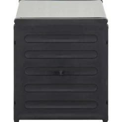 vidaXL Tuinafvalbak 85x34x40 cm grijs