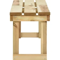 vidaXL Tuinbank 140 cm geïmpregneerd grenenhout