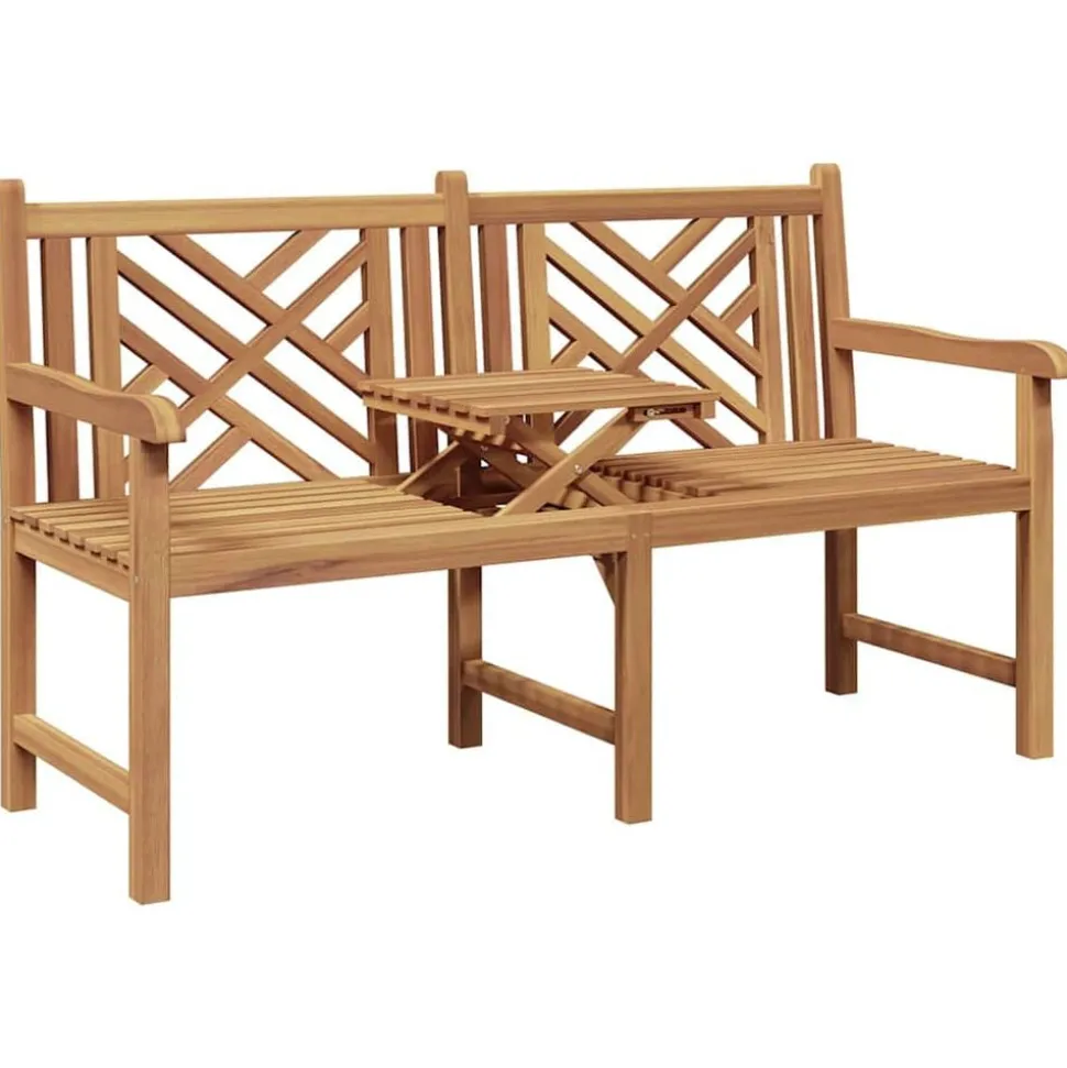 vidaXL Tuinbank 150 x 60 x 90 cm Massief Teakhout