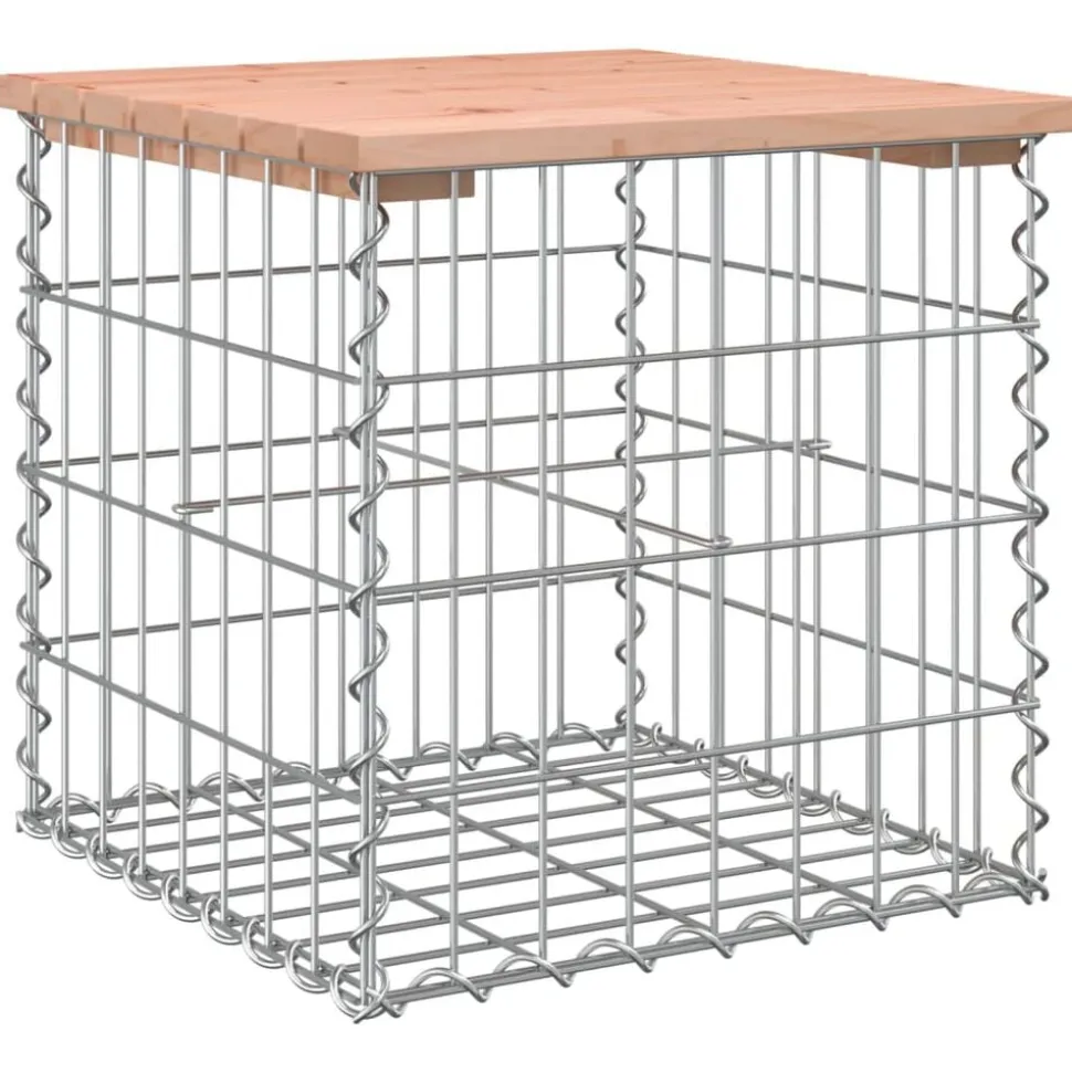 vidaXL Tuinbank schanskorfontwerp 43x44x42 cm massief douglashout