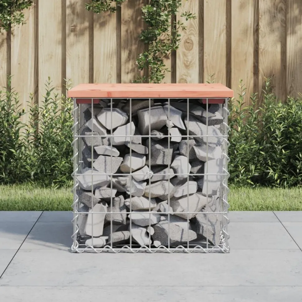 vidaXL Tuinbank schanskorfontwerp 43x44x42 cm massief douglashout