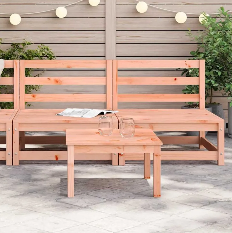 vidaXL Tuinbank zonder armleuningen 2 st 70x70x67 cm douglashout