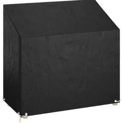 vidaXL Tuinbankhoes met 8 oogjes 130x70x70/88 cm polyetheen