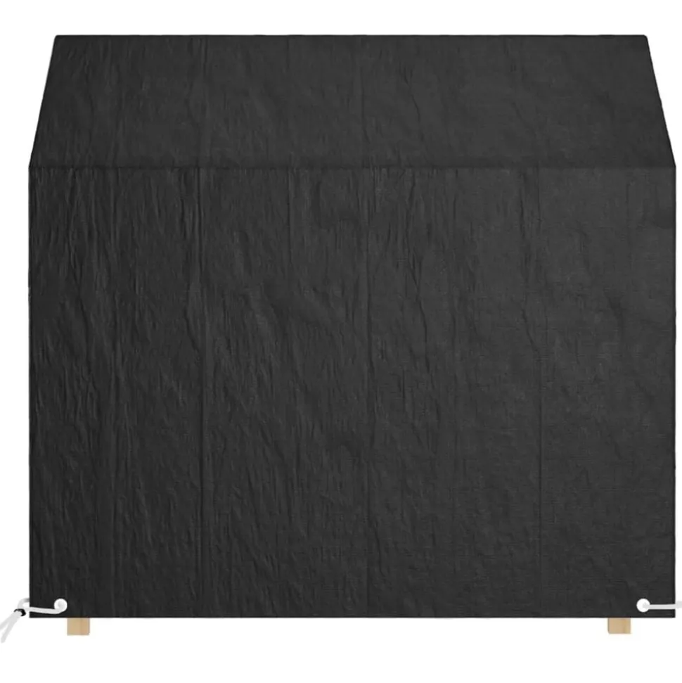 vidaXL Tuinbankhoes met 8 oogjes 130x70x70/88 cm polyetheen