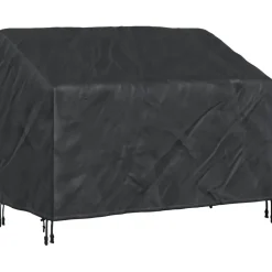vidaXL Tuinbankhoes Zwart 134 x 70 x 65 / 94 cm 210D Oxford Stof