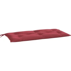 vidaXL Tuinbankkussen 100x50x7 cm oxford stof wijnrood