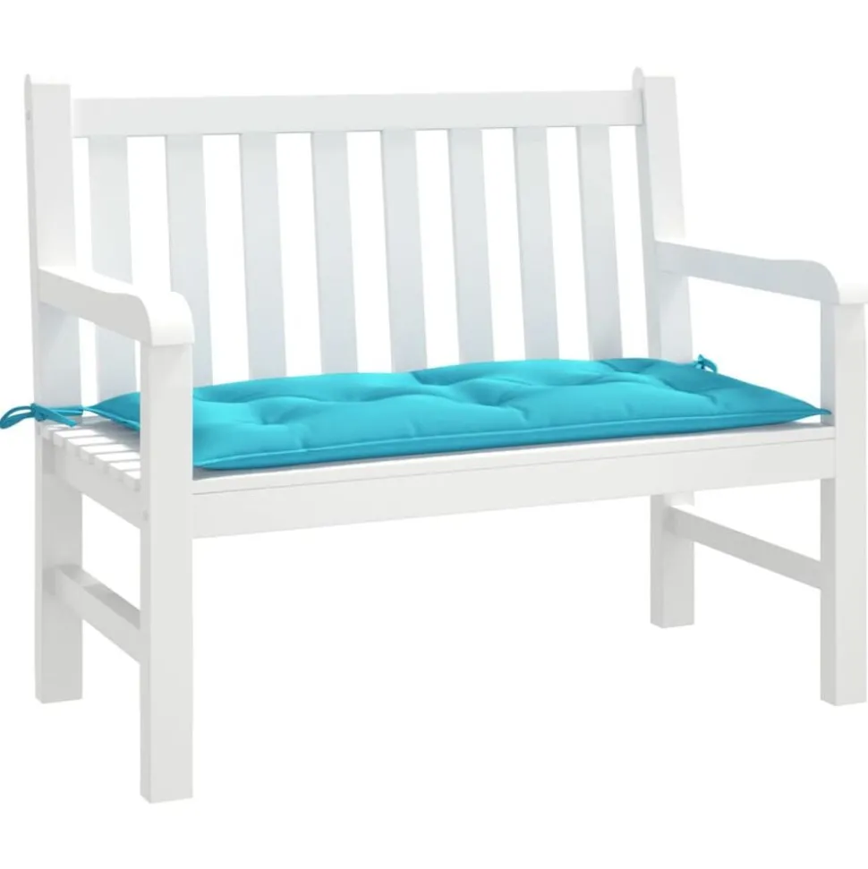vidaXL Tuinbankkussen 100x50x7 cm oxford stof turquoise