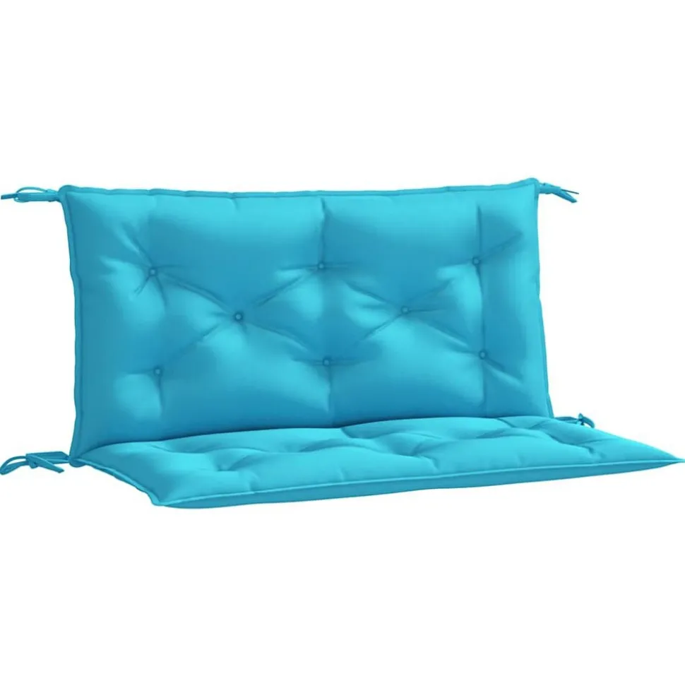 vidaXL Tuinbankkussens 2 st 100x50x7 cm stof turquoise