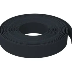 vidaXL Tuinbegrenzing 10 m 10 cm polyetheen zwart