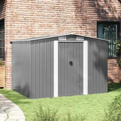 vidaXL Tuinberging 257x205x178 cm metaal grijs