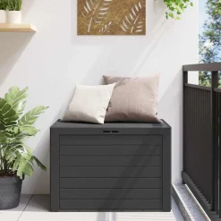 vidaXL Tuinbox 78x44x55 cm antraciet