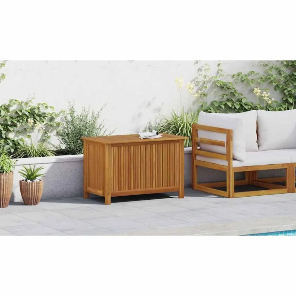 vidaXL Tuinbox 90x50x58 cm massief acaciahout
